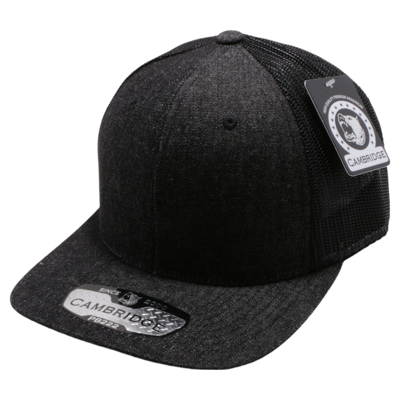 Pit Bull Cambridge PB222D Denim Trucker Hat PB222