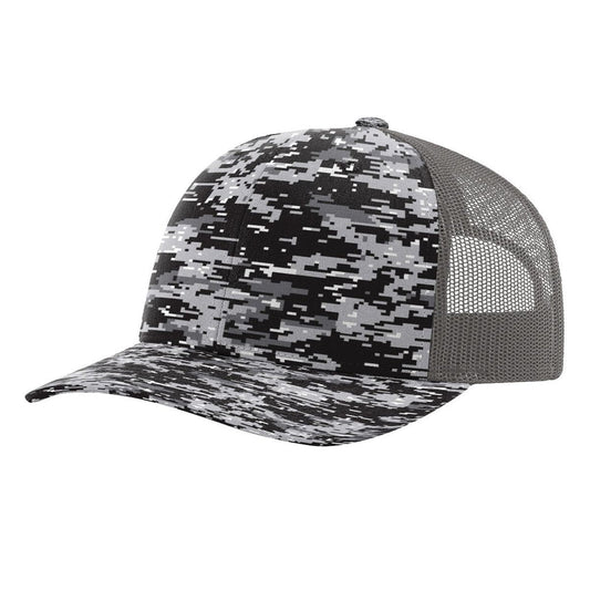 Richardson 112P Printed Trucker Hat Snapback Cap - Star Hats & Embroidery