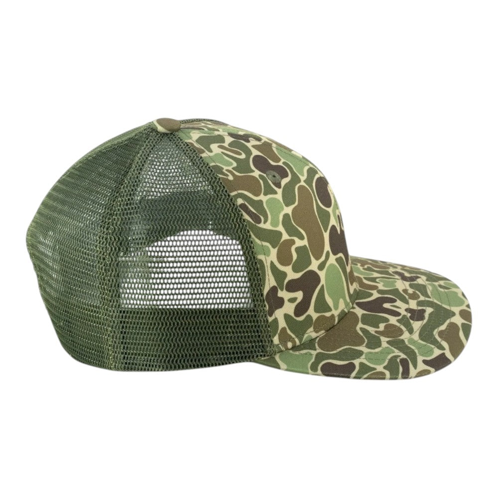 Blank Rope Hats Camo Trucker Cap Mesh Back