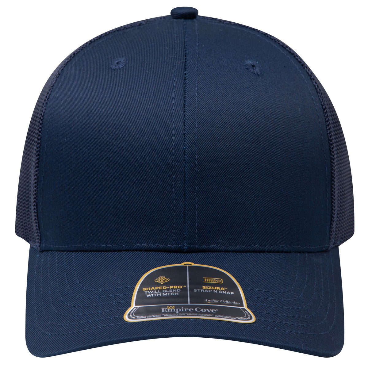 Empire Cove Shaped-Pro 6 Panel Trucker Hat EC001 - Sample