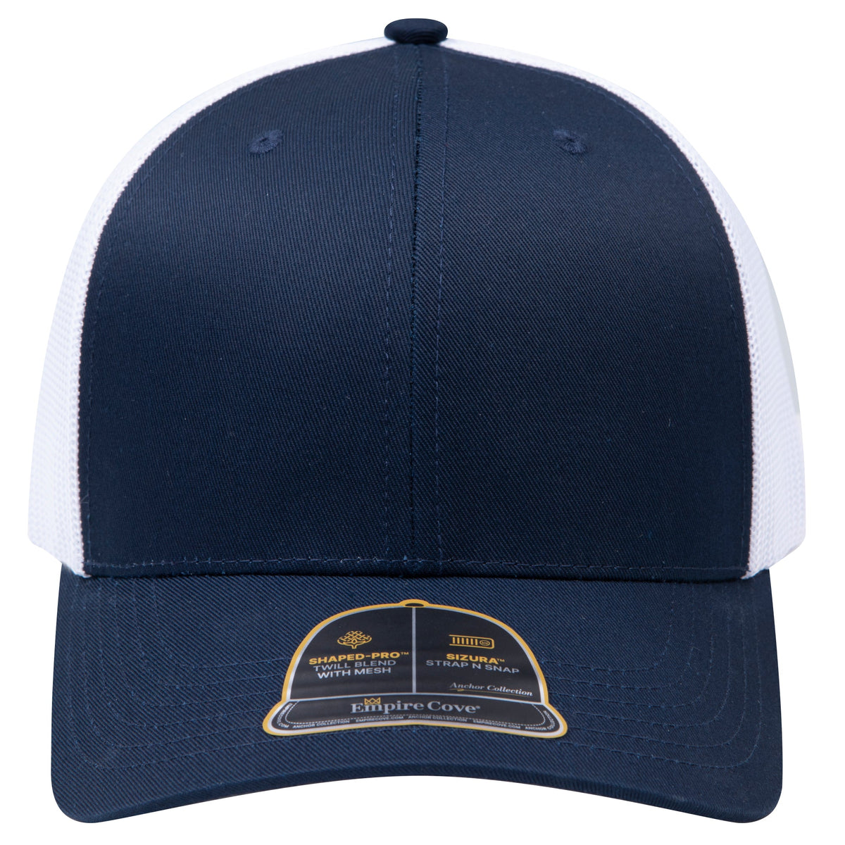 Empire Cove Shaped-Pro 6 Panel Trucker Hat EC001 - Sample