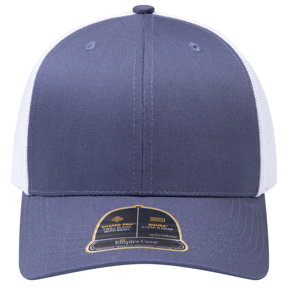 Empire Cove Shaped-Pro 6 Panel Trucker Hat EC001 - Sample