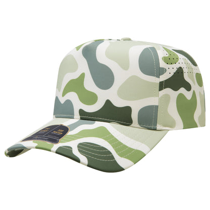 Empire Cove EC012 Camo Colors 5 Panel Performance Laser Perforated Hat