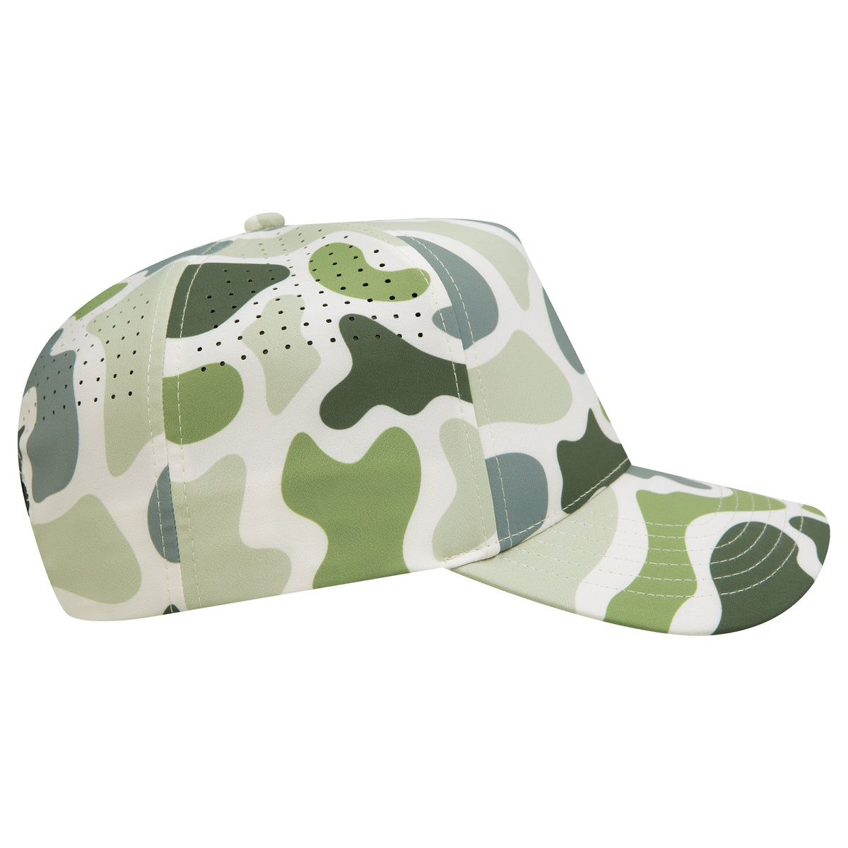 Empire Cove EC012 Camo Colors 5 Panel Performance Laser Perforated Hat