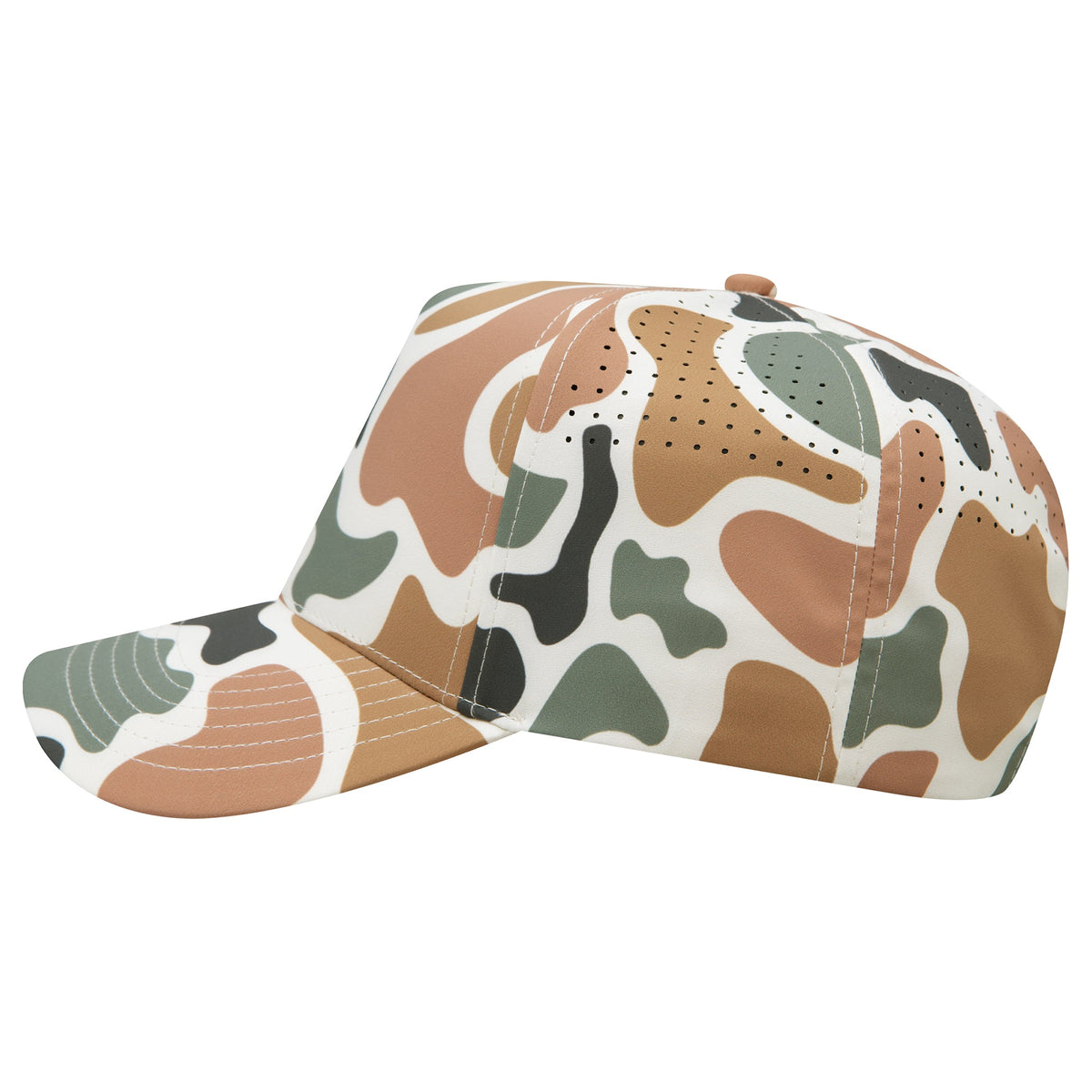 Empire Cove EC012 Camo Colors 5 Panel Performance Laser Perforated Hat