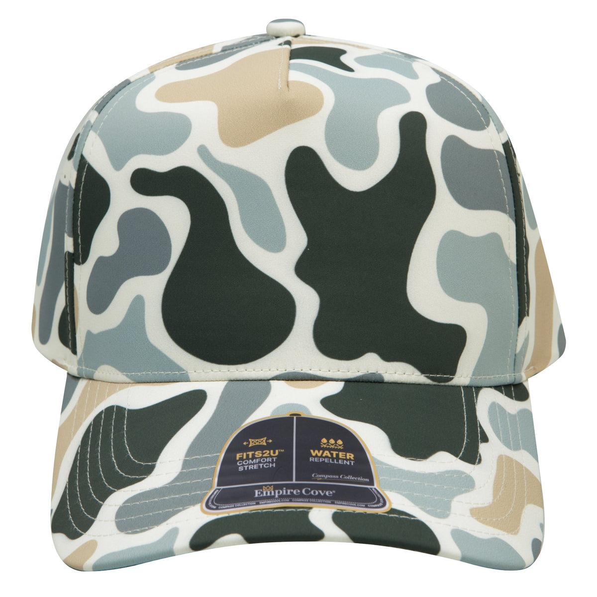 Empire Cove EC012 Camo Colors 5 Panel Performance Laser Perforated Hat