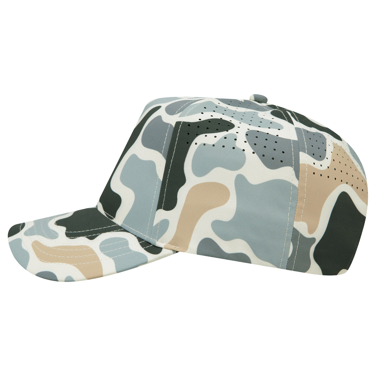Empire Cove EC012 Camo Colors 5 Panel Performance Laser Perforated Hat