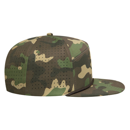 Empire Cove EC013 Camo Colors 7 Panel Performance Laser Perforated Rope Hat
