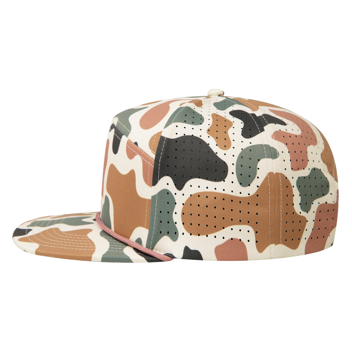 Empire Cove EC013 Camo Colors 7 Panel Performance Laser Perforated Rope Hat