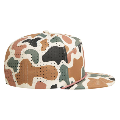 Empire Cove EC013 Camo Colors 7 Panel Performance Laser Perforated Rope Hat