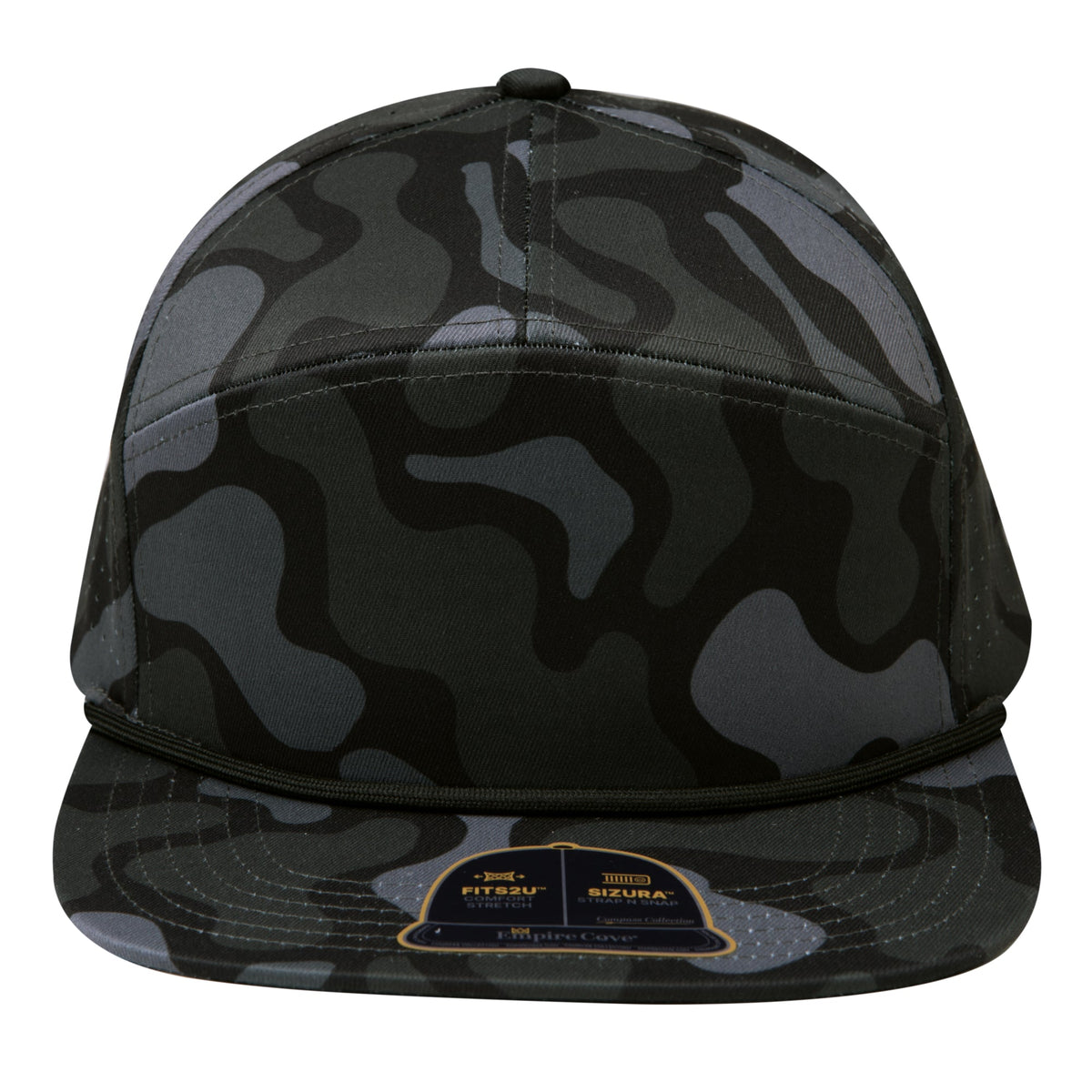 Empire Cove EC013 Camo Colors 7 Panel Performance Laser Perforated Rope Hat