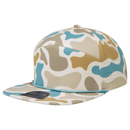 Empire Cove EC013 Camo Colors 7 Panel Performance Laser Perforated Rope Hat