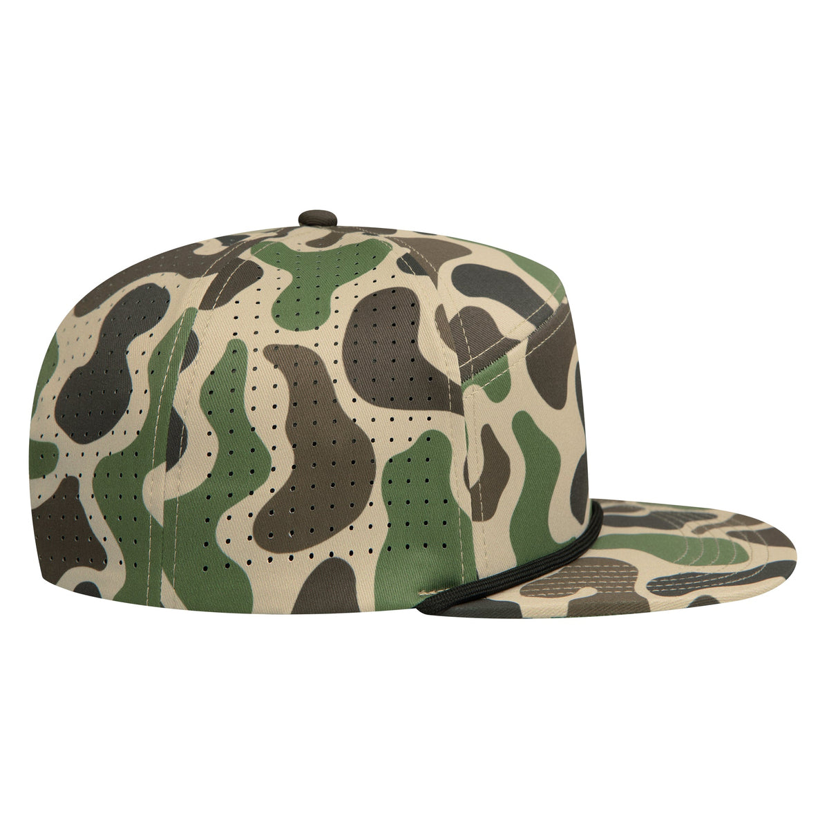 Empire Cove EC013 Camo Colors 7 Panel Performance Laser Perforated Rope Hat