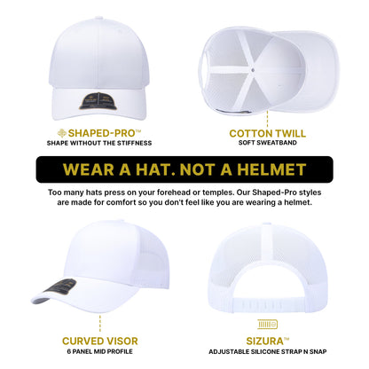 Empire Cove Shaped-Pro 6 Panel Trucker Hat EC001 - Sample