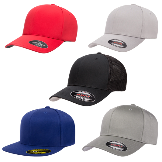 Flexfit Hats Sample Pack - Star Hats & Embroidery