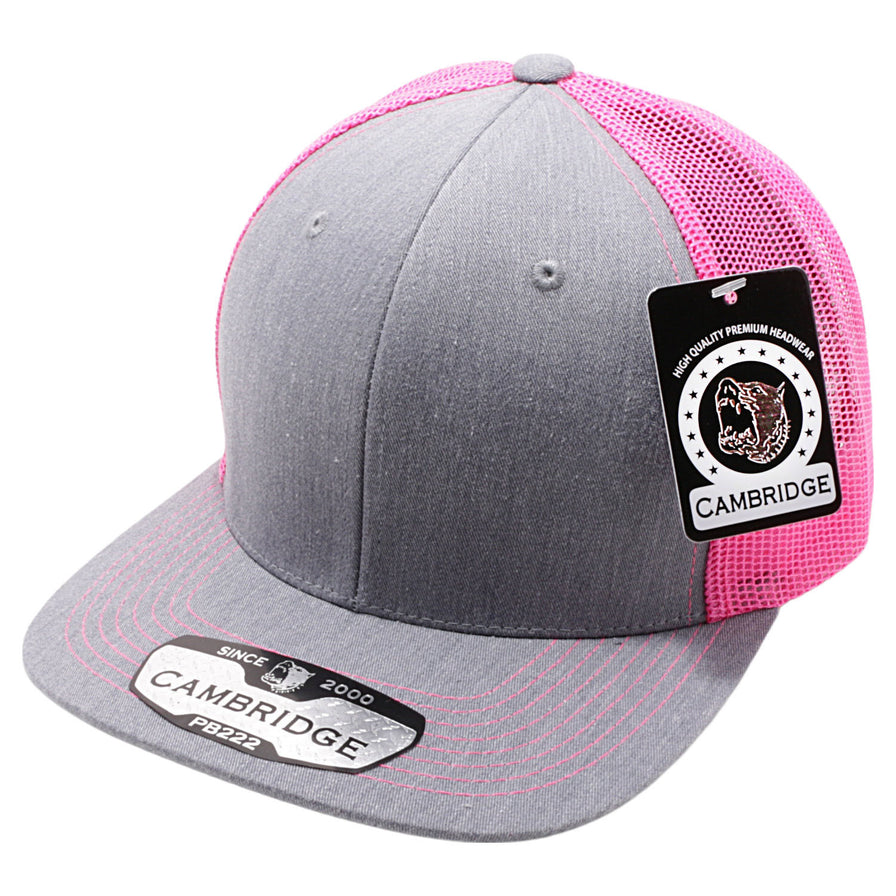 Heather Gray/Neon Pink color variant