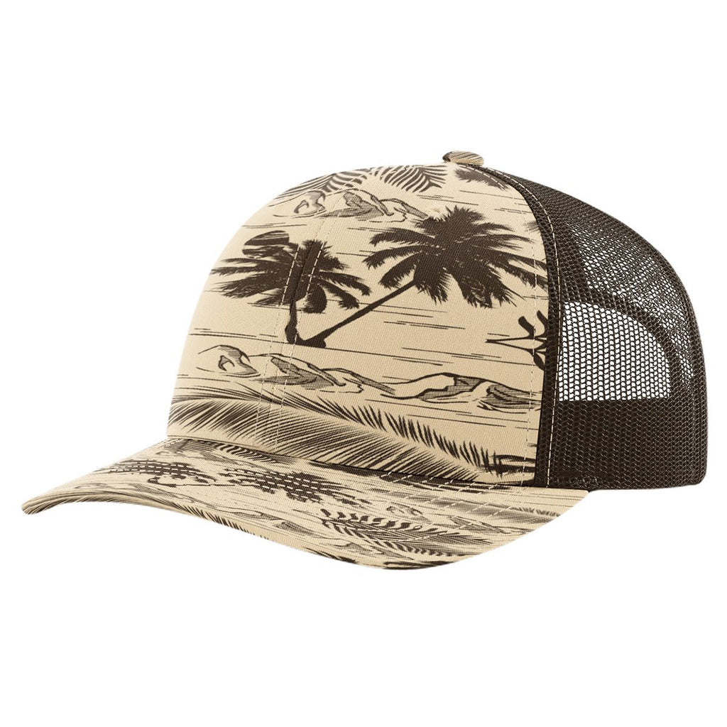 Island Print Khaki/Brown color variant