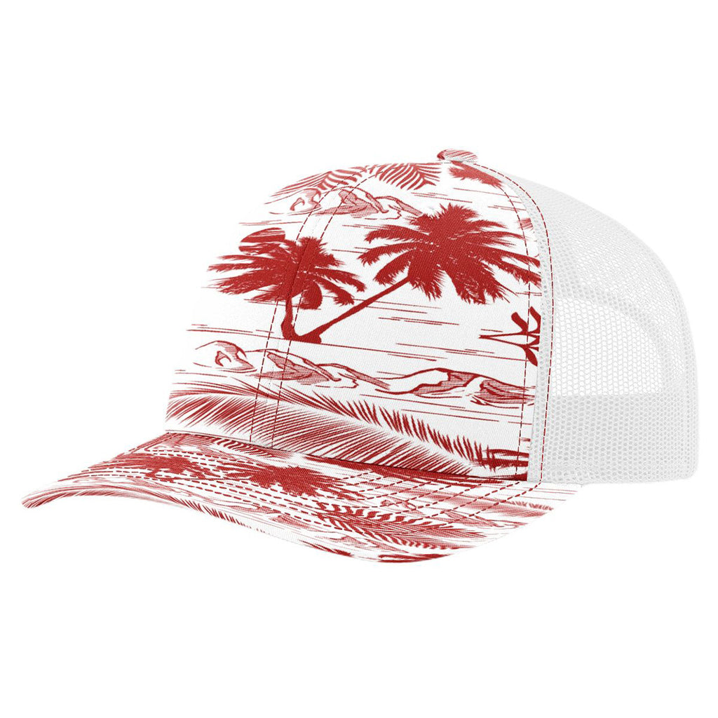 Island Print Red/White color variant