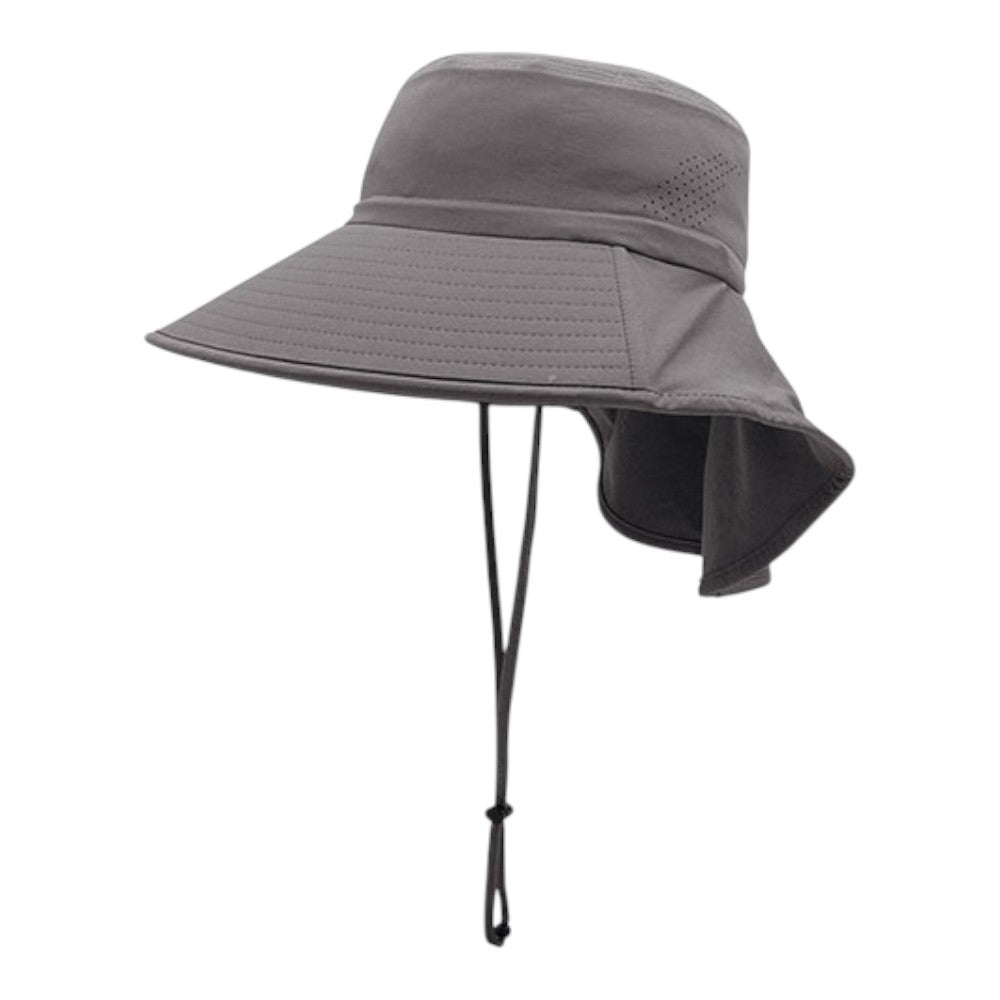 Juniper J7273 Wide Brim Sun Hat with Neck Flap