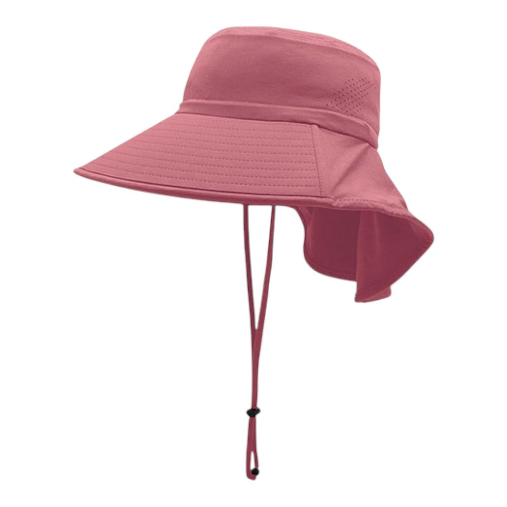 Juniper J7273 Wide Brim Sun Hat with Neck Flap