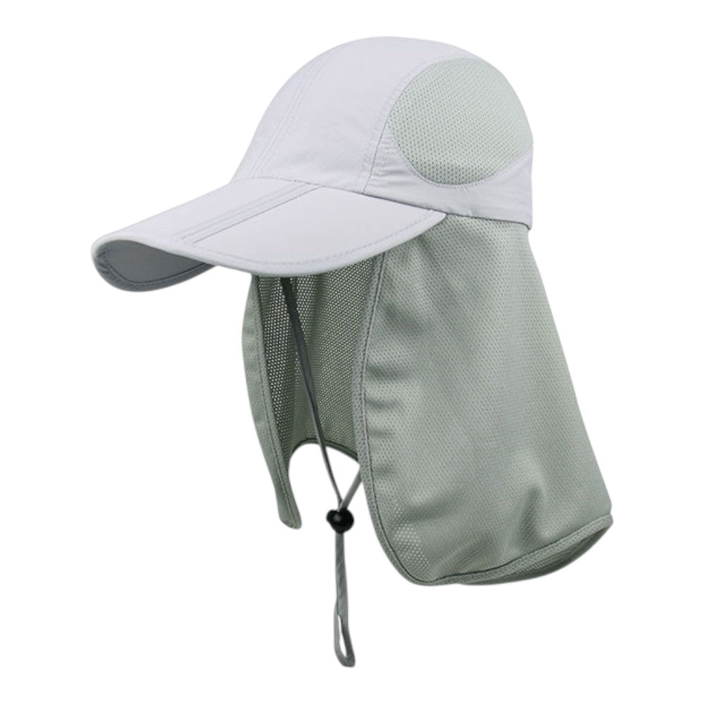 Juniper J7240B Taslon UV Folding Bill Cap with Mesh Flap