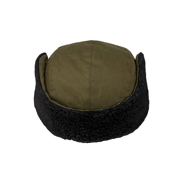 Juniper J9706 Waxed Cotton Canvas Cap with Ear Flap