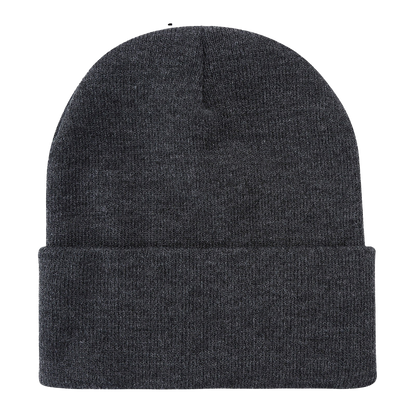 Custom Embroidered Unbranded Long Knit Beanie with Logo