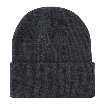 Custom Embroidered Unbranded Long Knit Beanie with Logo