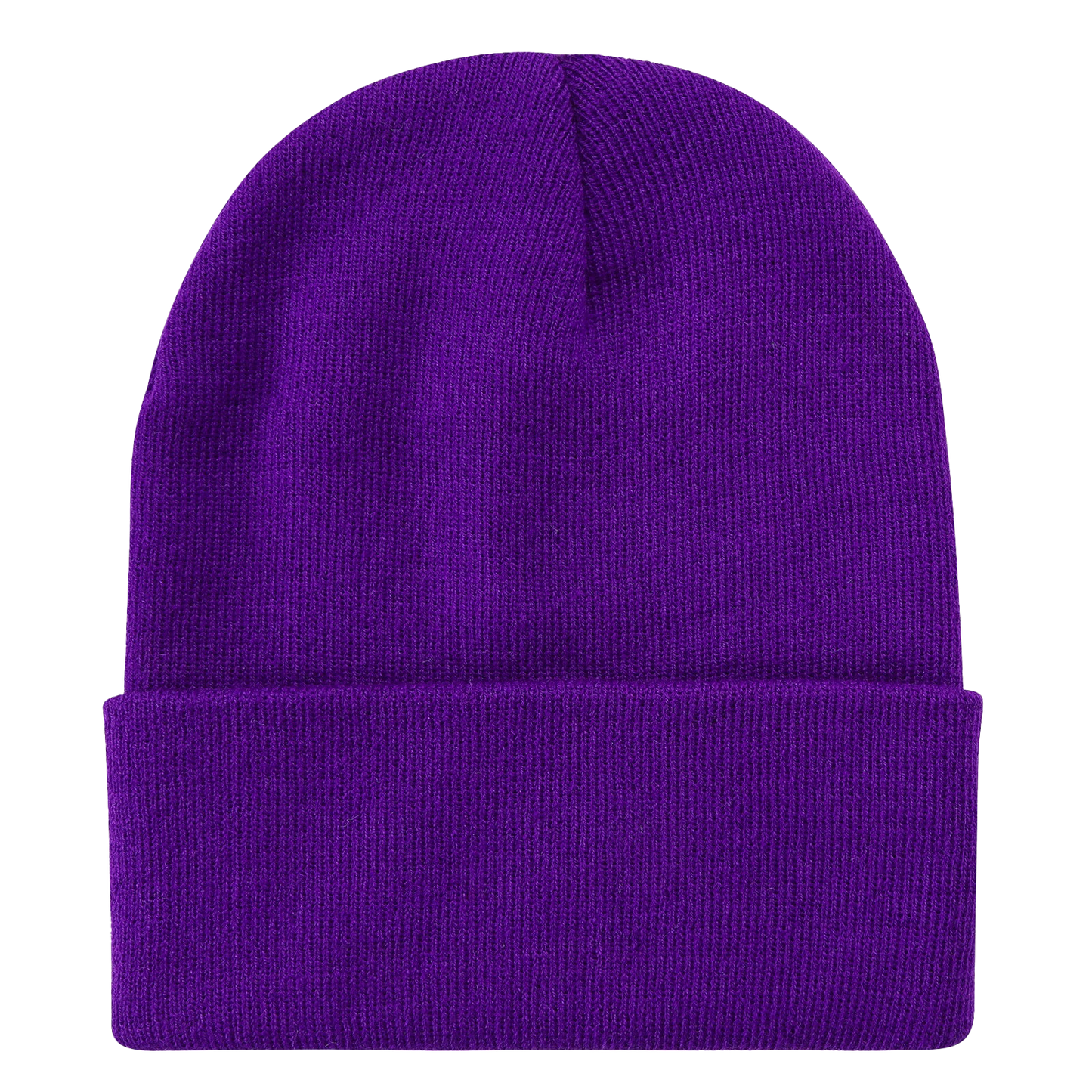 Custom Embroidered Unbranded Long Knit Beanie with Logo