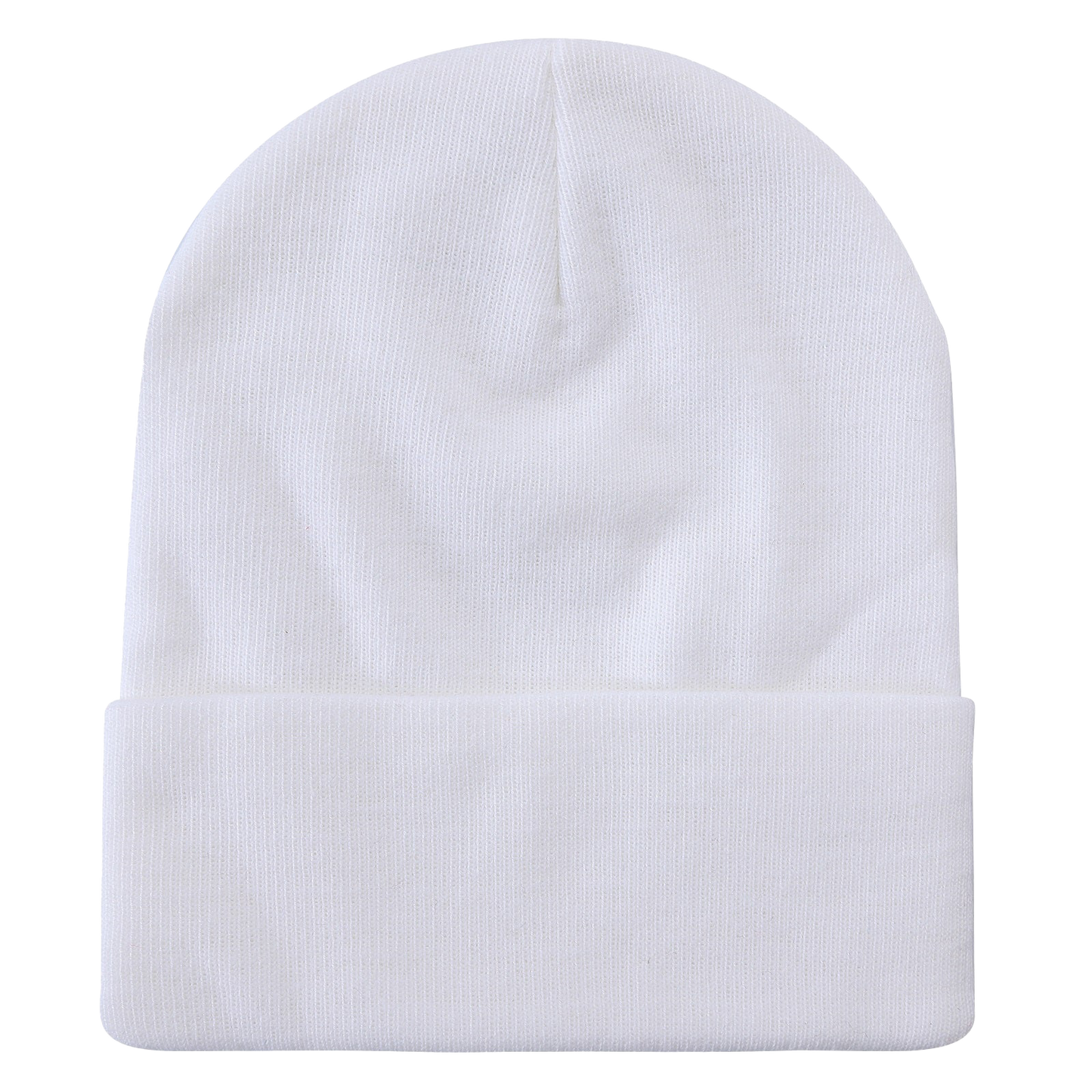Custom Embroidered Unbranded Long Knit Beanie with Logo