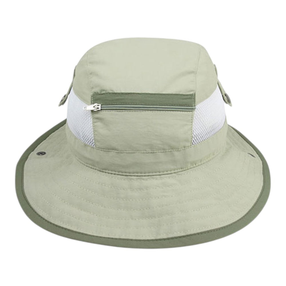 Juniper J7225 Taslon UV Bucket Hat with Zipper Pocket