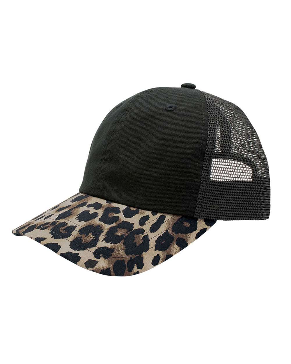 Mega Cap 6885 Leopard Fashion Trucker Cap