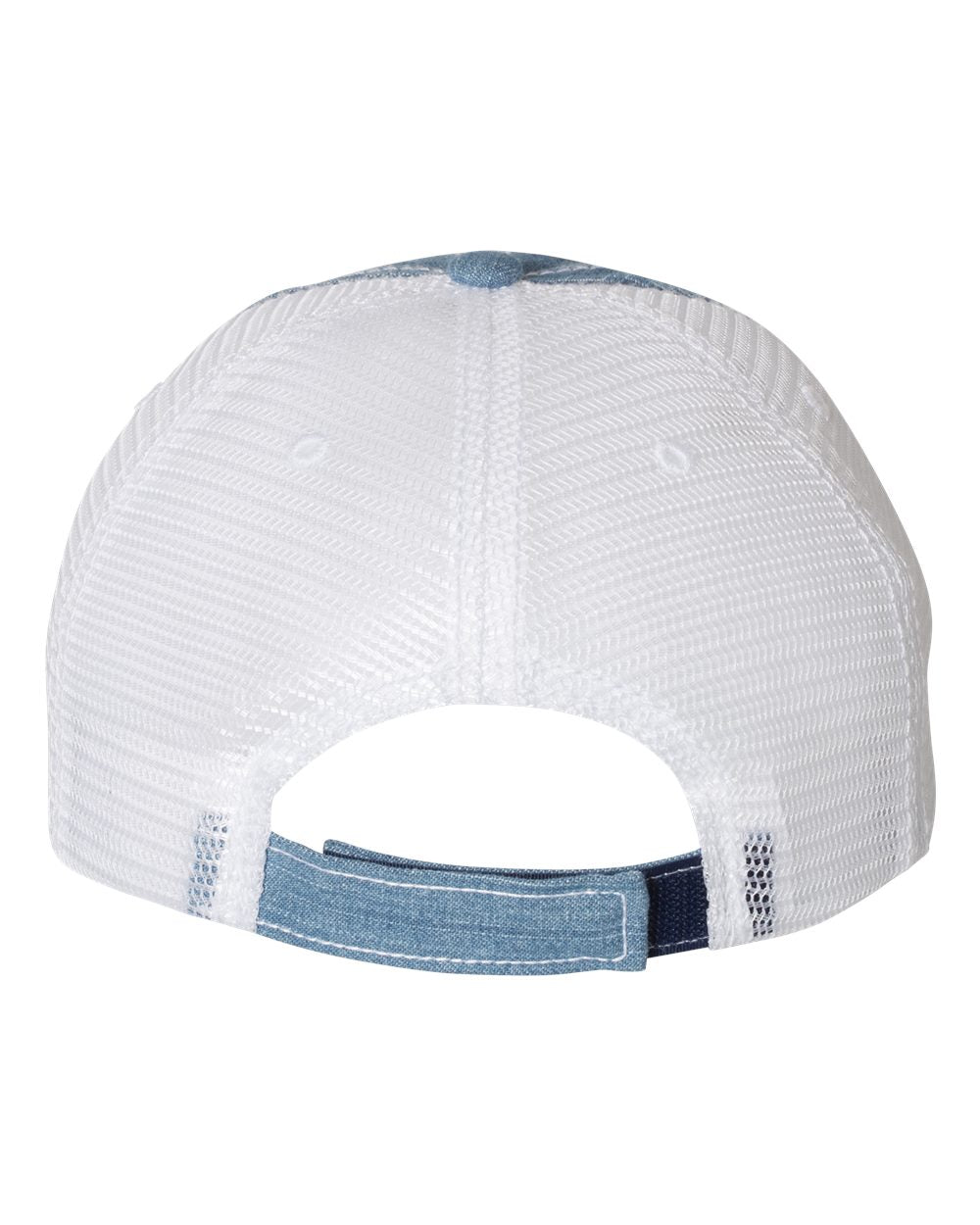 Mega Cap 6990B Herringbone Contrast Stitch Trucker Cap