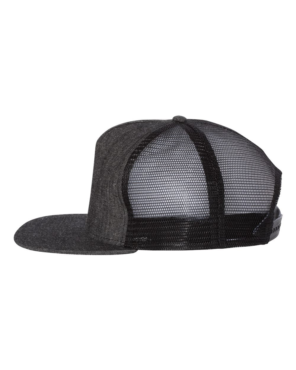 Mega Cap 6997C Flat Bill Trucker Cap