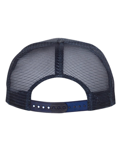 Mega Cap 6997C Flat Bill Trucker Cap