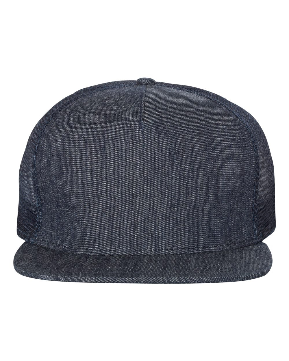 Mega Cap 6997C Flat Bill Trucker Cap