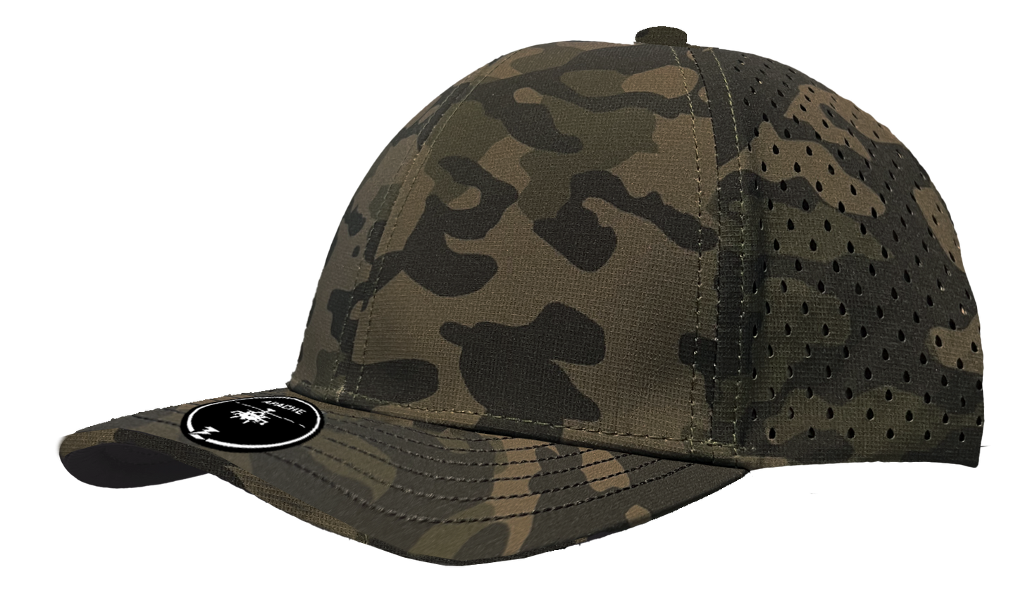 Zapped Headwear Apache 6 Panel Perforated Snapback Cap