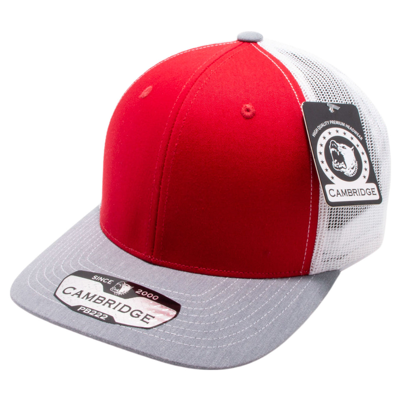 Red/White/Heather Gray color variant