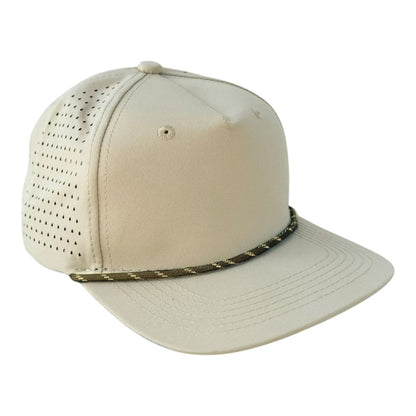 Blank Rope Hats Perforated Structured Cap