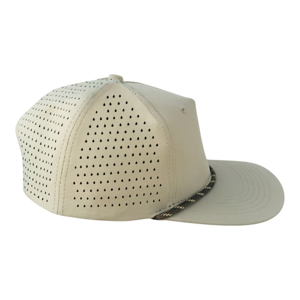 Blank Rope Hats Perforated Unstructured Cap