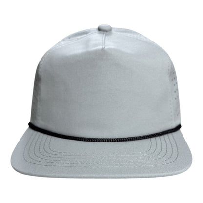 Blank Rope Hats Perforated Unstructured Cap