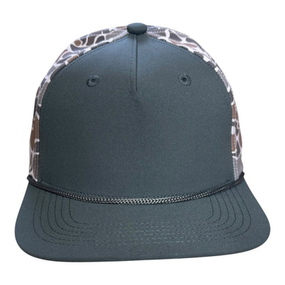 Blank Rope Hats Perforated Structured Cap