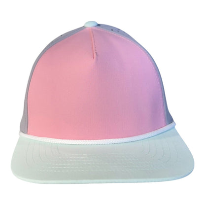 Blank Rope Hats Perforated Unstructured Cap