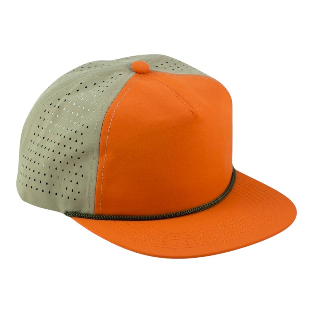 Blank Rope Hats Perforated Unstructured Cap