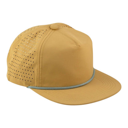 Blank Rope Hats Perforated Unstructured Cap