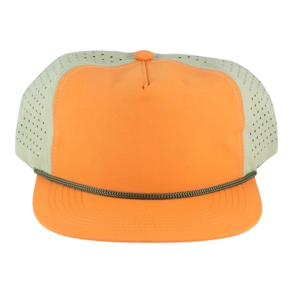 Blank Rope Hats Perforated Unstructured Cap