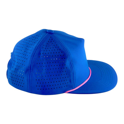 Blank Rope Hats Perforated Unstructured Cap