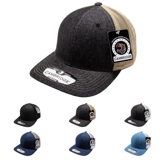 Pit Bull Cambridge PB222D Denim Trucker Hat PB222 - Star Hats & Embroidery