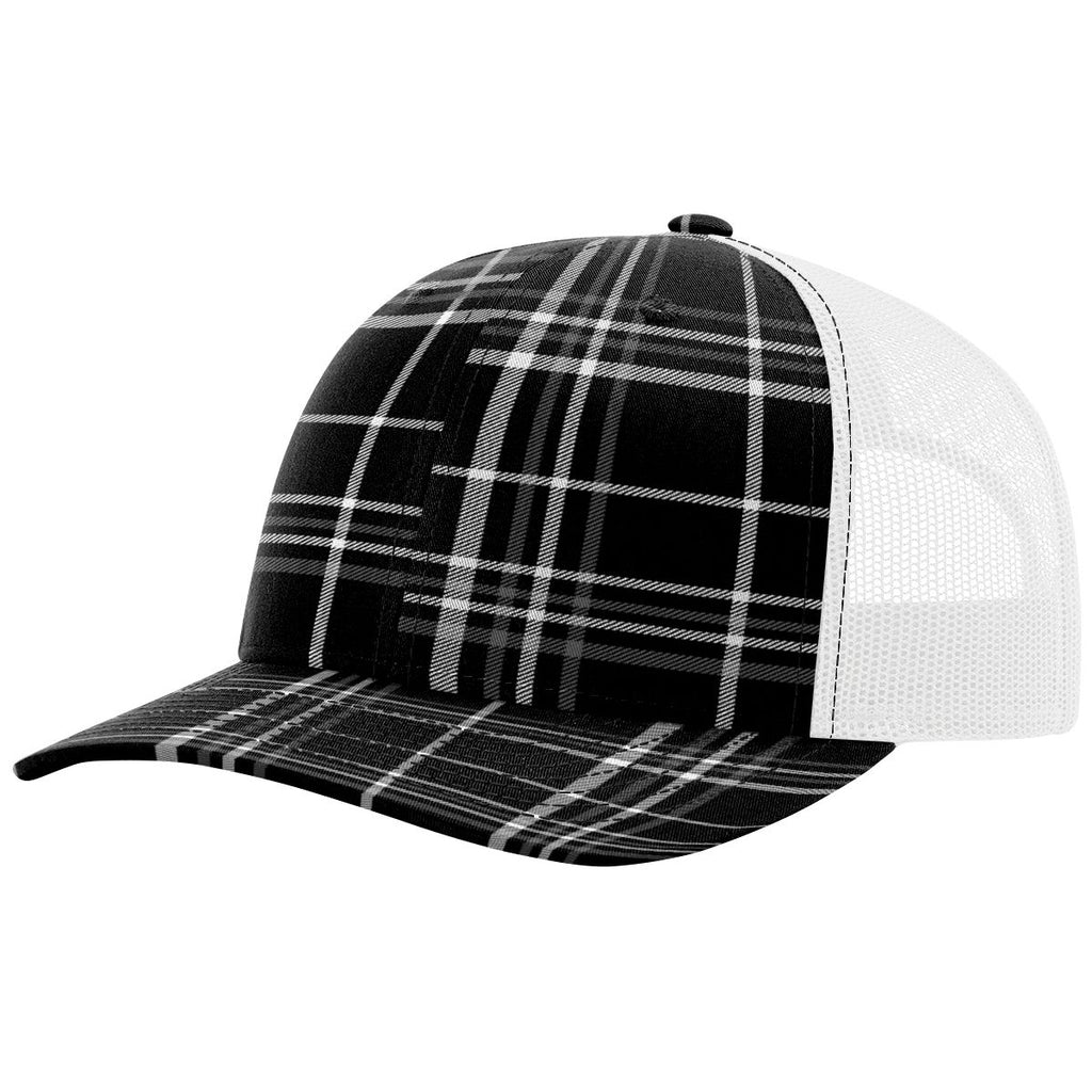 Plaid Print Black/Charcoal/White color variant
