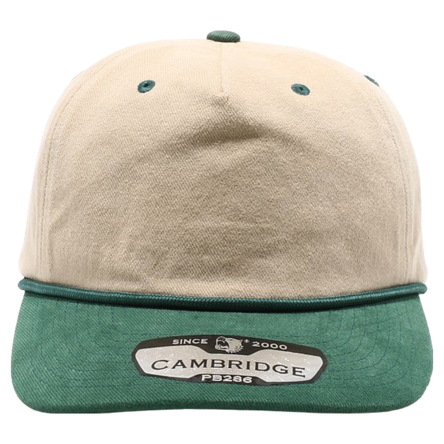 Pit Bull PB286 Five Panel Khaki Two-Tone Rope Unstructured Hat